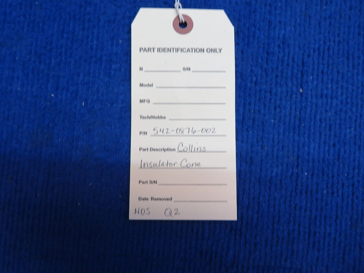 Collins Insulator Cone P/N 542-0876-002 NOS (0822-748)