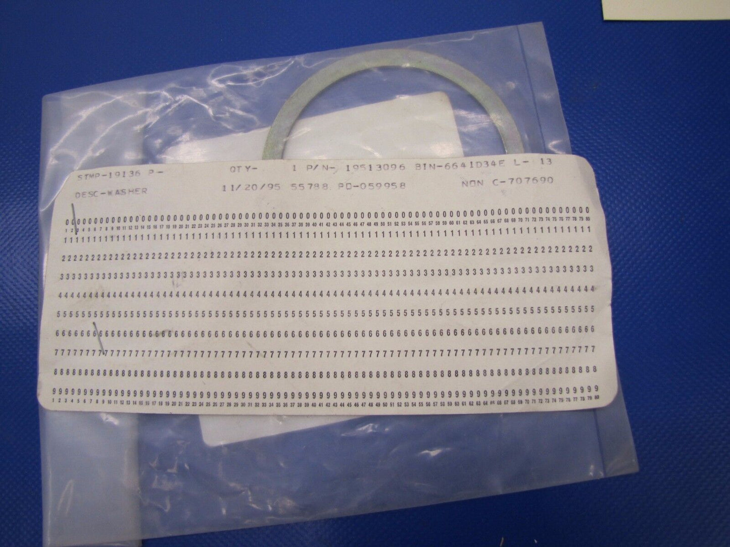 Piper Washer P/N 19513-096 NOS (0317-218)