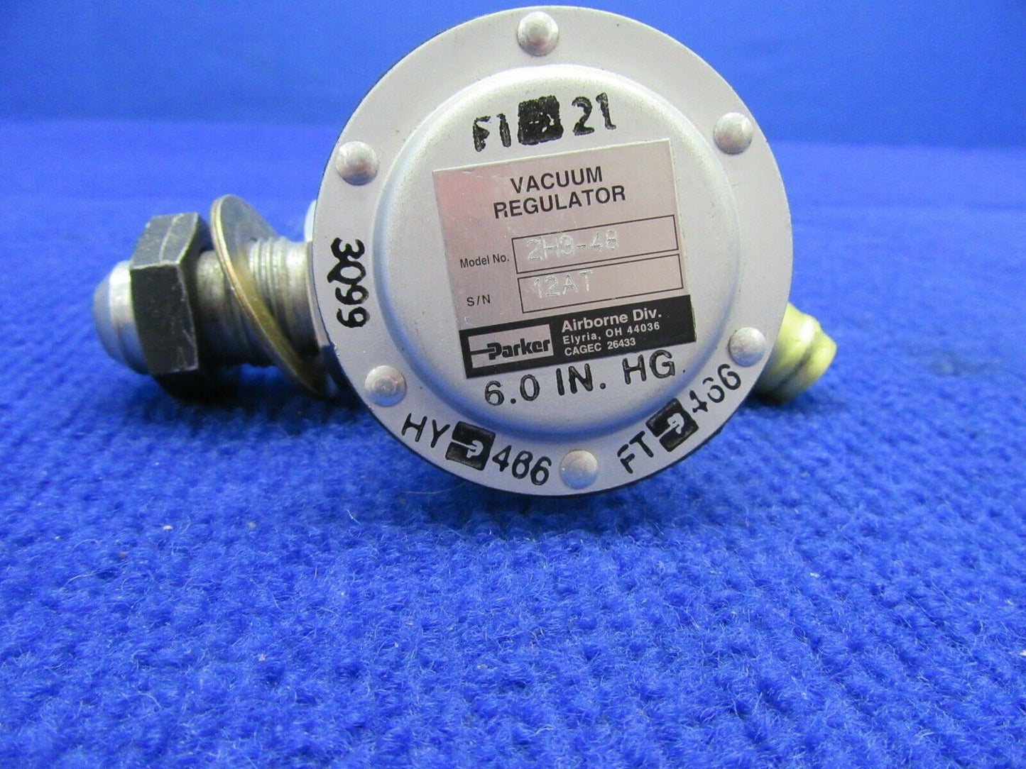Airborne Regulating Valve P/N 2H3-48 (0122-442)