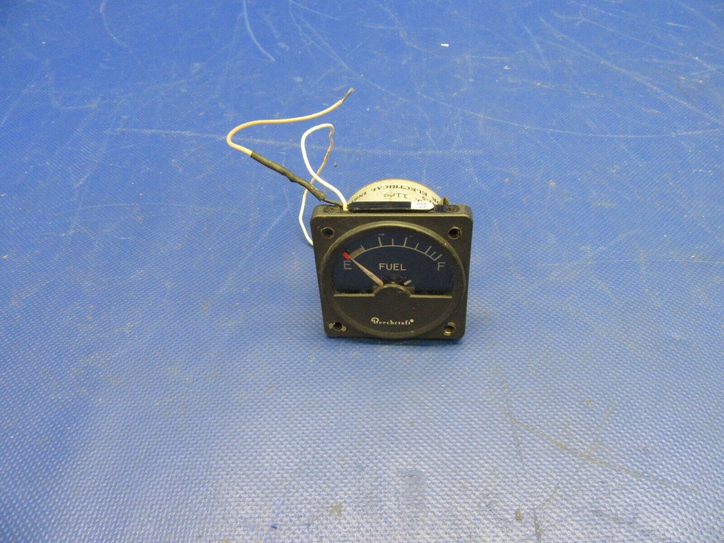 Hickok Fuel Quantity Gauge Lighted 27V P/N 58-380051-5, A-1158-5 (0821-483)