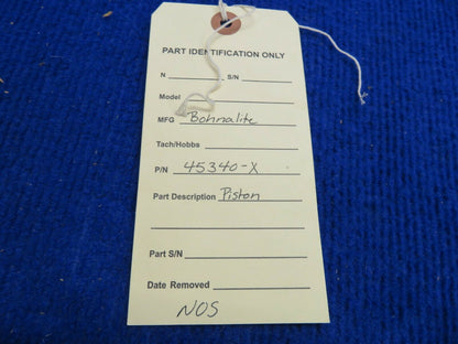 Bohnalite 0145 Lycoming Piston NOS P/N 45340-X (0122-613)