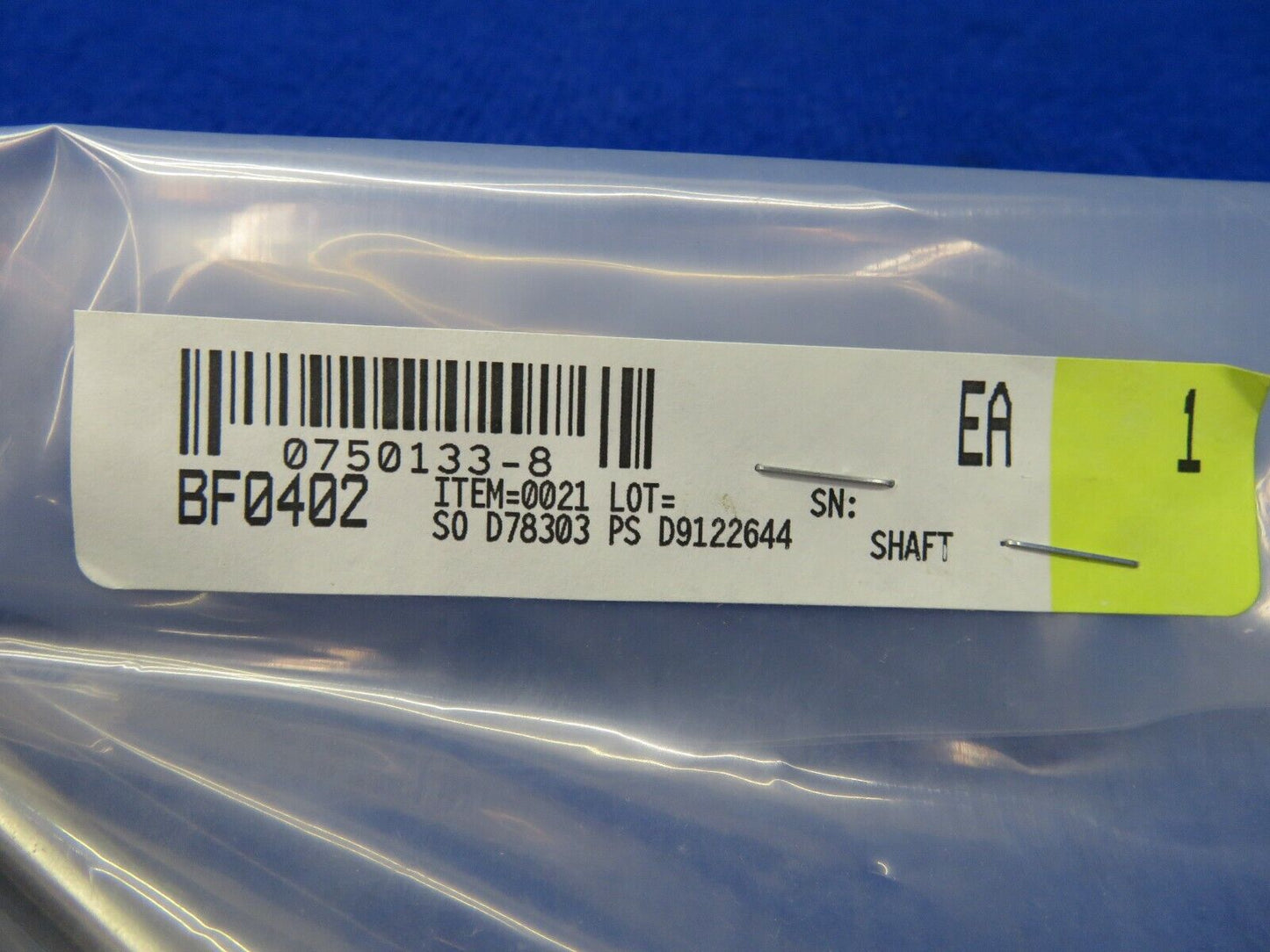 Cessna Shaft P/N 0750133-8 (0522-83)