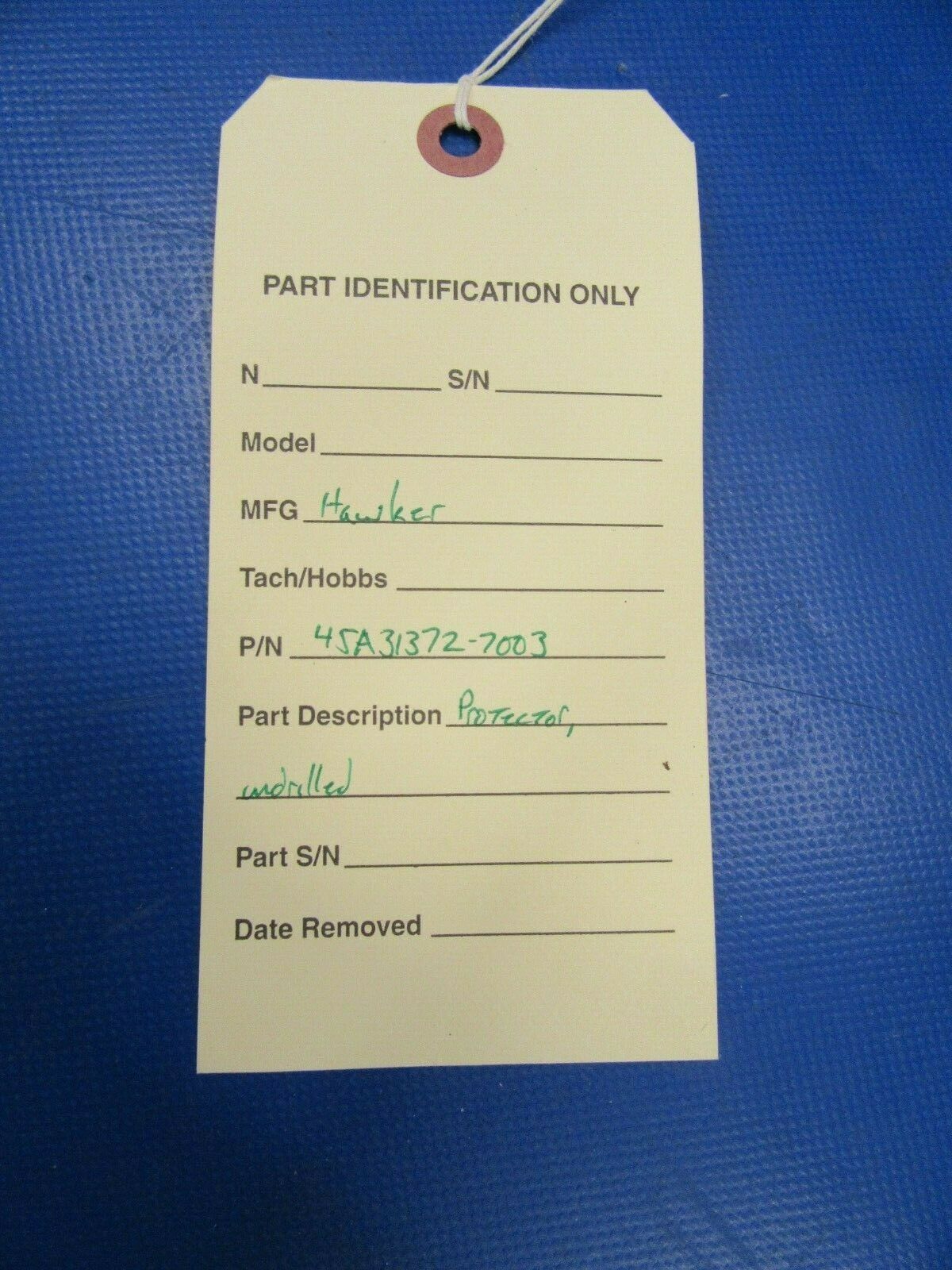 Hawker Beech Protector P/N 45A31372-7003 NOS (0419-180)