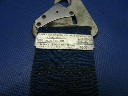 Mooney M20G Davis Aircraft Products Lap Seat Belt Rear RH 1700-46-28 (0921-426)