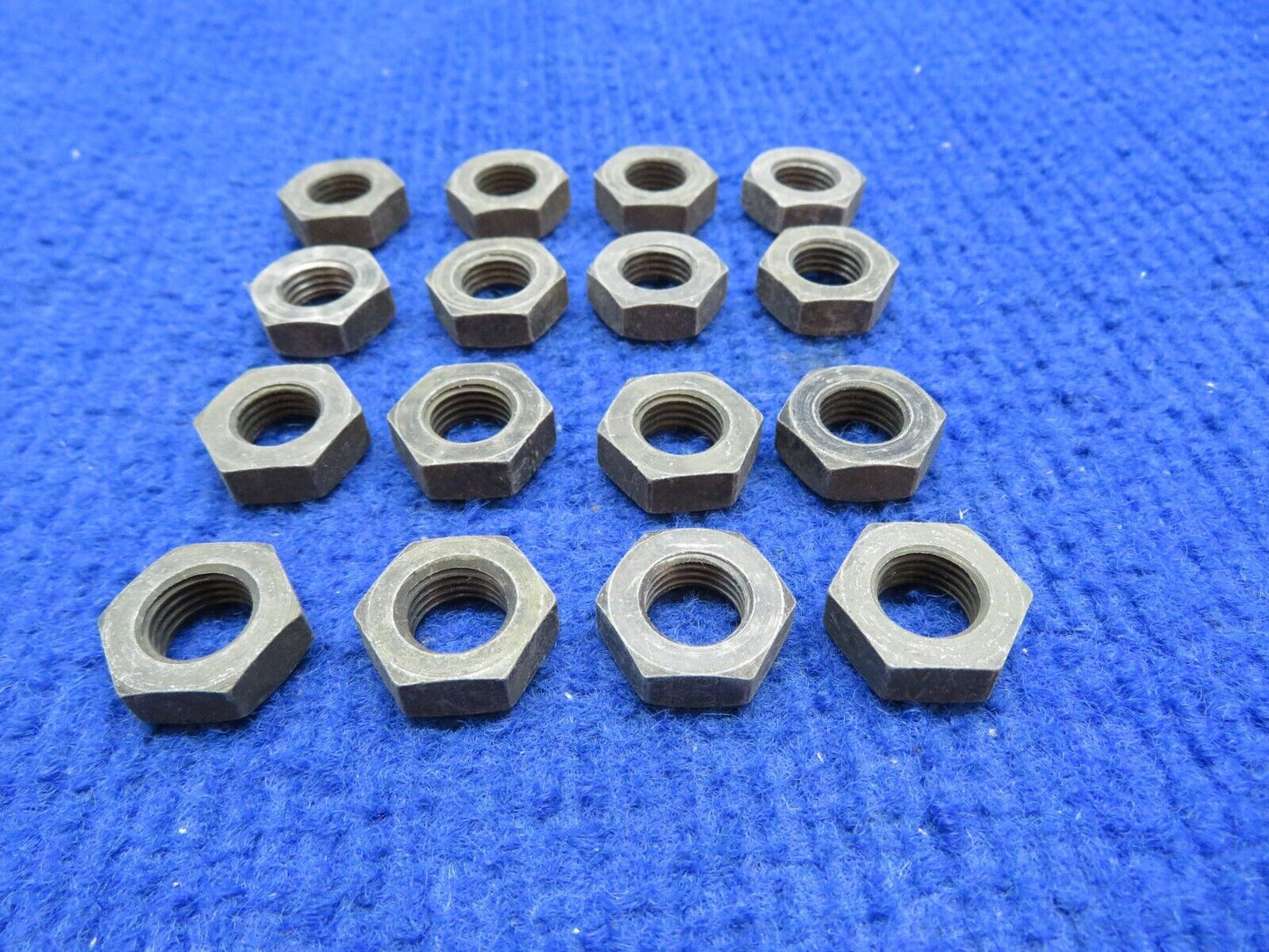 Steel Jam Nut Machined for O-Ring P/N AN6289-4 LOT OF 16 NOS (0722-474)