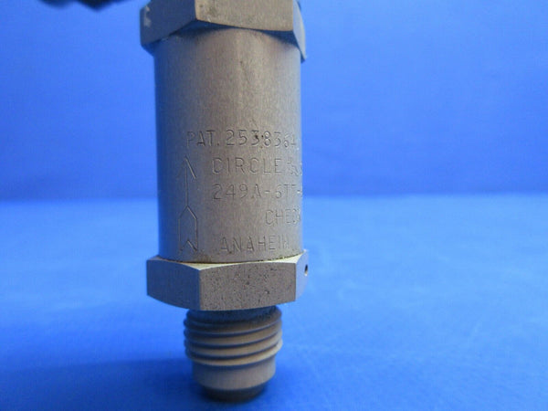 Cessna 401 Fuel Check Valve P/N 249A-6TT-6 (1023-753)