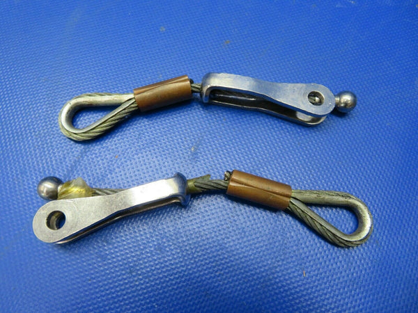 Piper PA-32RT Cable Seat Belt Attachment Passenger PAIR P/N 96908-000 (0521-761)