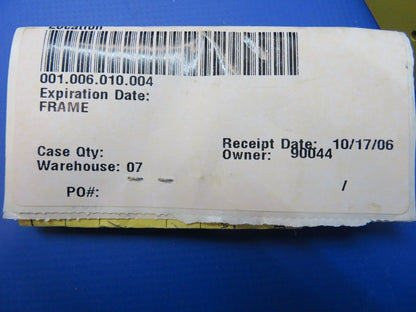 Beech Support Stiffener P/N 010A-31415-017 NOS (1022-311)