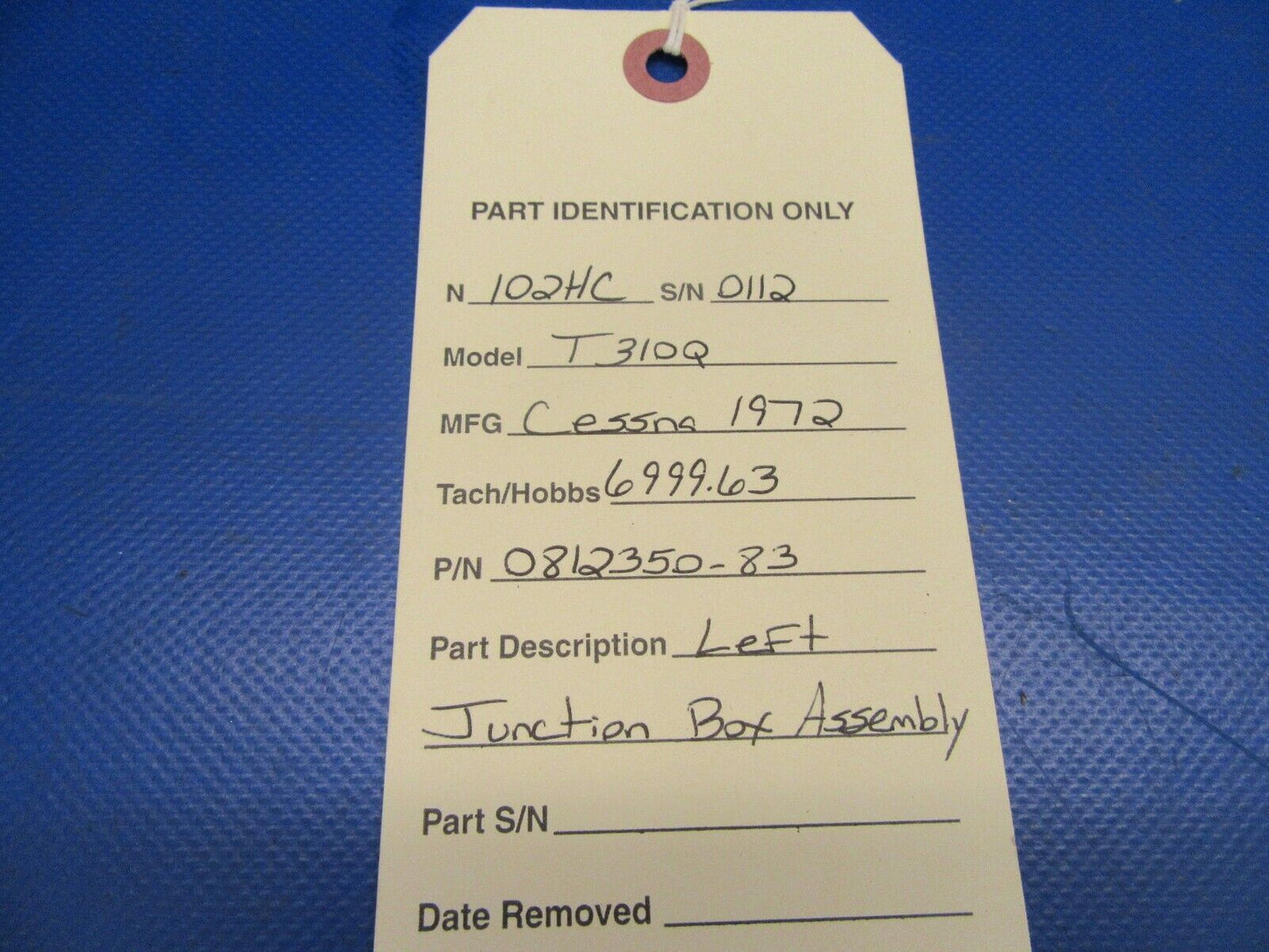 Cessna 310 / T310Q Junction Box Assy LH P/N 0812350-83 (0619-146)