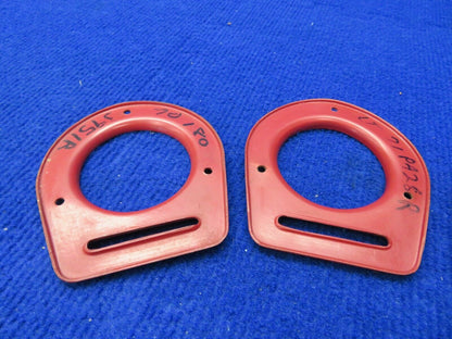 Piper Cover Assy Air Vent Flange P/N 65735-19 LOT OF 4 Red Plastic (0222-643)