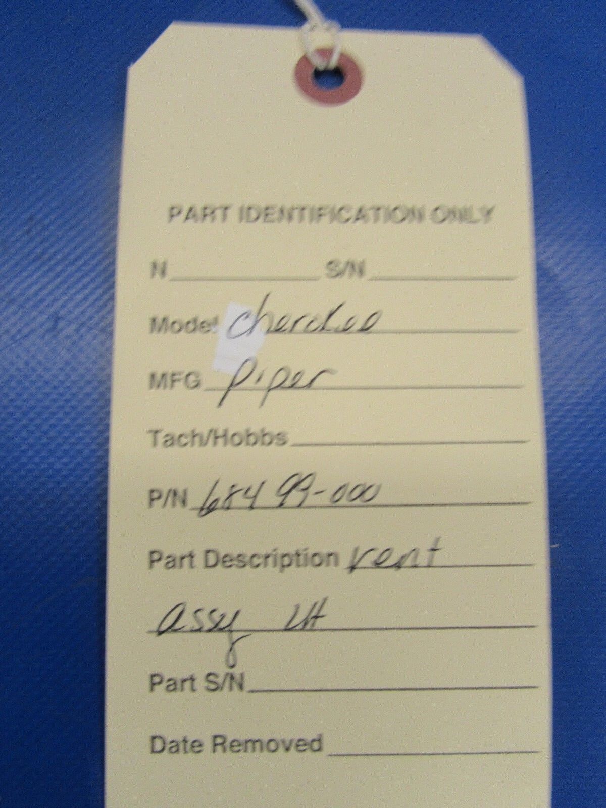Piper Cherokee Vent Assy LH P/N 68499-000 (0318-271)