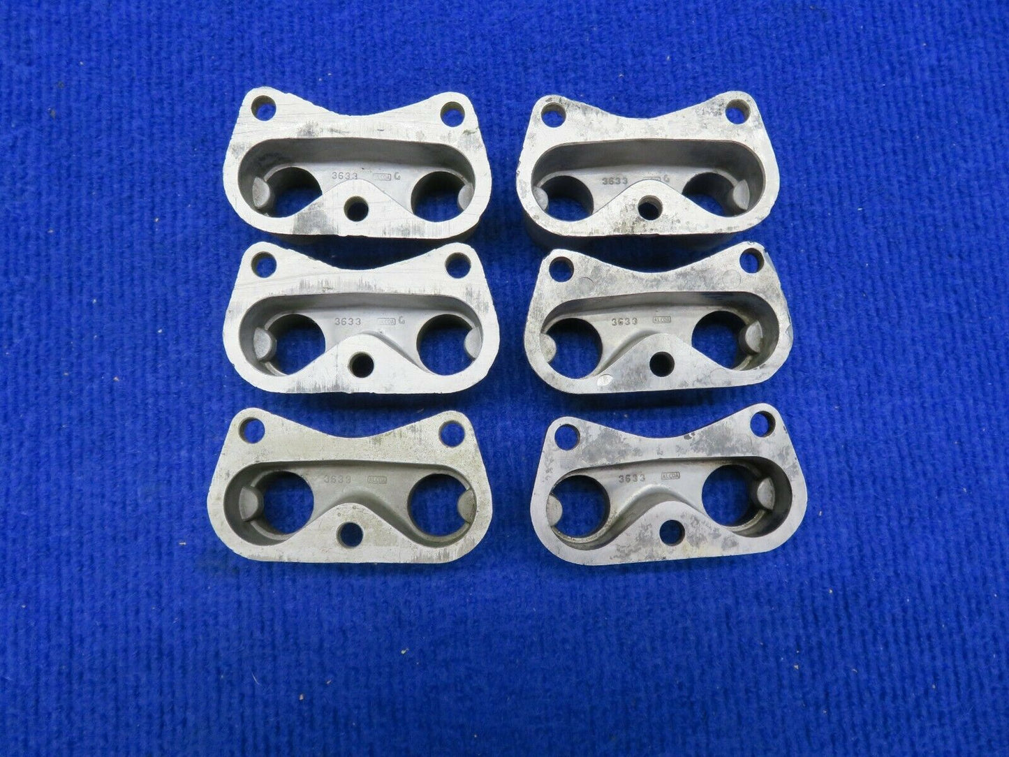 Continental A&C Series Push Rod Housing Flange 530163, ALCOA LOT OF 6 (0222-606)
