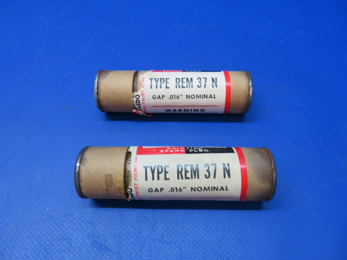 Champion Spark Plug REM 37 N LOT OF 2 NOS (1122-155)