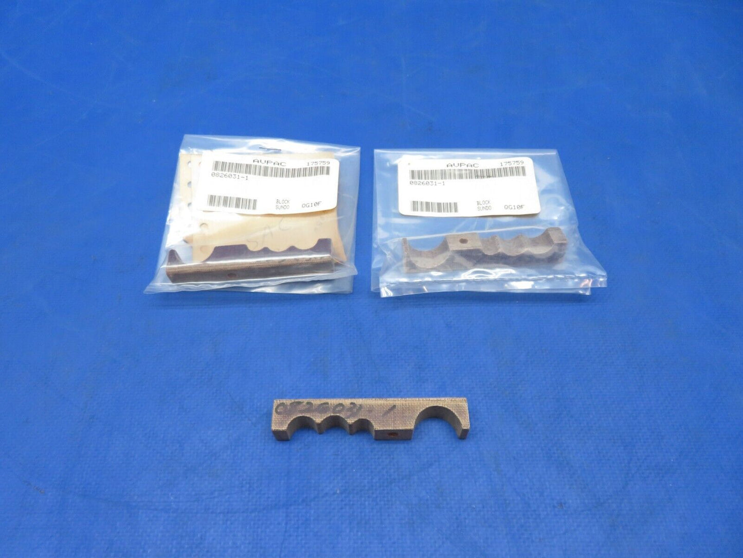 Cessna Block Support Fuel Line P/N 0826031-1 LOT OF 3 NOS (1023-390)