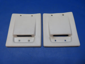 Beech 95-B55 Baron Inertia Reel Escutcheon P/N 58-530140-1 LOT OF 2 (0523-1048)