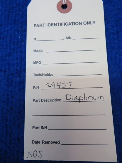 Diaphragm P/N 29457 NOS (0722-377)