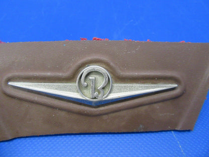 1961 Beech Interior Side Emblems & Pilot Mic Holder Lot of 5 (0219-13)