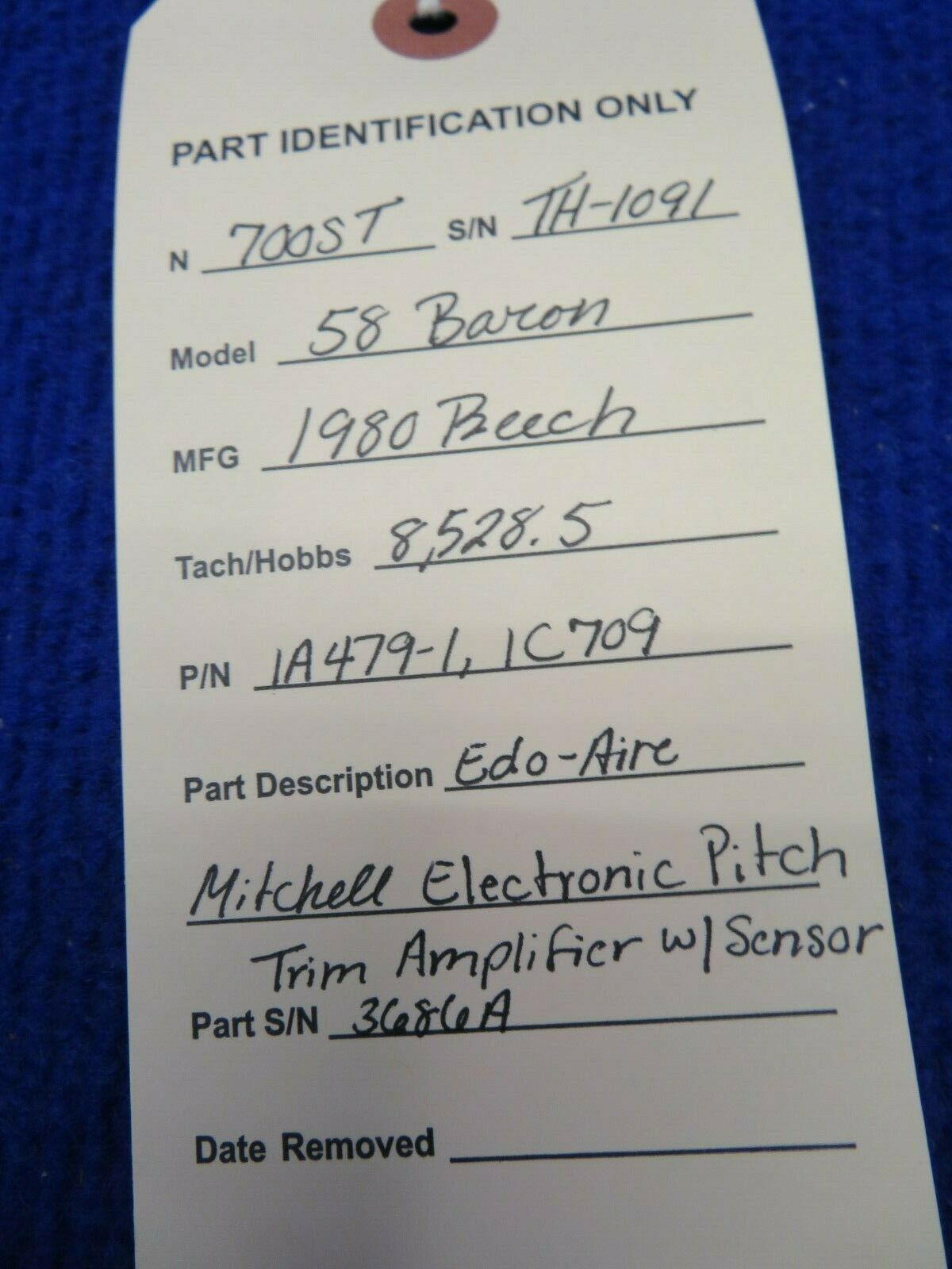 Edo-Aire Electronic Pitch Trim Amplifier w/ Sensor P/N 1A479-1, 1C709 (0322-733)