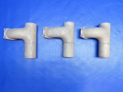 Continental IO-470-VO Tube Elbow Intake Manifold 629138 LOT OF 3 (0124-1034)