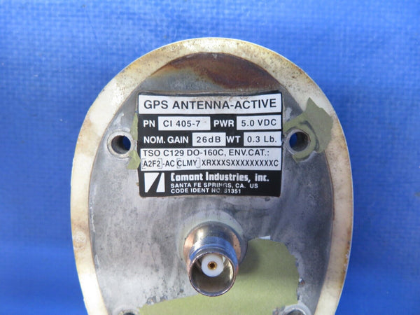 Comant GPS Active Antenna P/N CI405-7 (0823-311)