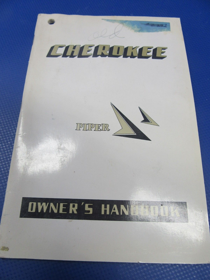 Piper PA-28 and PA-24 Original Owner's Handbook Lot Set of 4 (0124-30)
