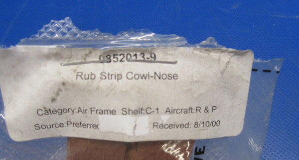 Cessna Rub Strips Cowl Nose LOT OF 10 P/N 0852013-9 (1118-221)