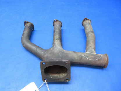 Cessna 182 Turbo LH Exhaust Collector Lycoming PN 2254012-2 FOR PARTS (1023-243)