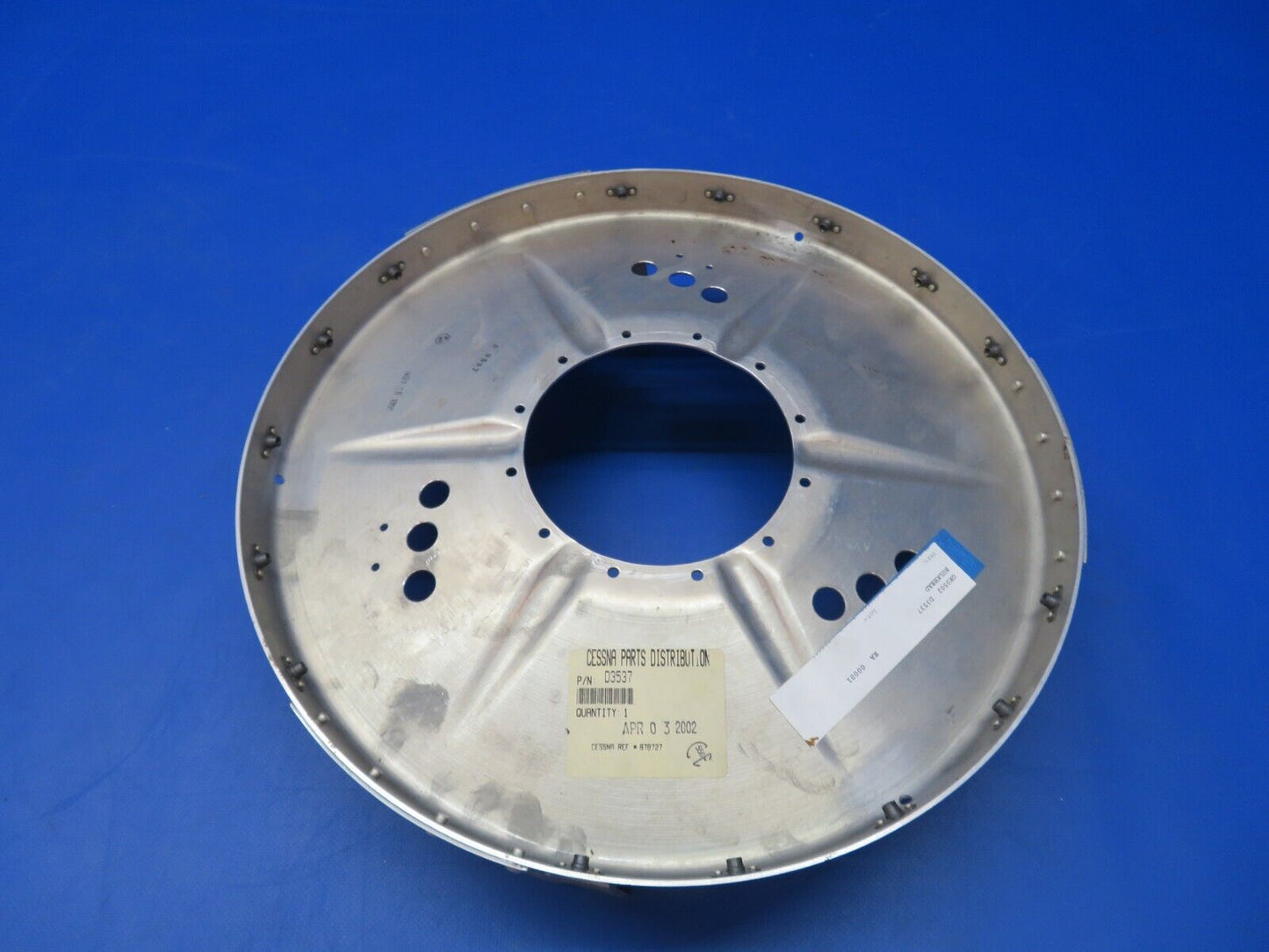 Cessna / McCauley Spinner Bulkhead P/N D3537 NOS (1122-101)