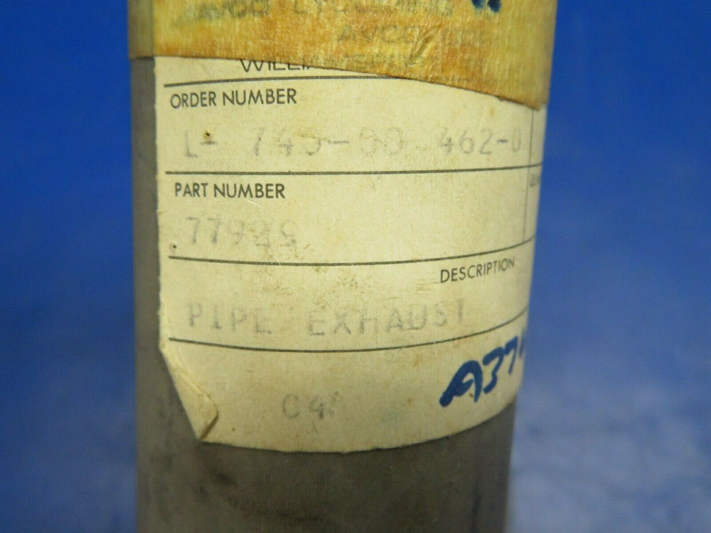 Lycoming TIO-541-E1B4 Exhaust Riser Cylinder #4 NOS P/N 77929 (0720-125)