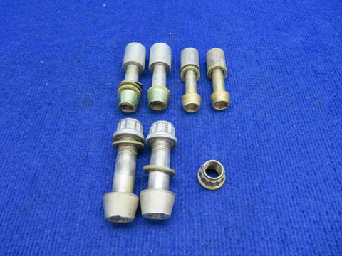 Beech 58 Baron Wing Bolts P/N NAS-152-R, NAS-150-R, MS-20014 LOT OF 6  (0422-802