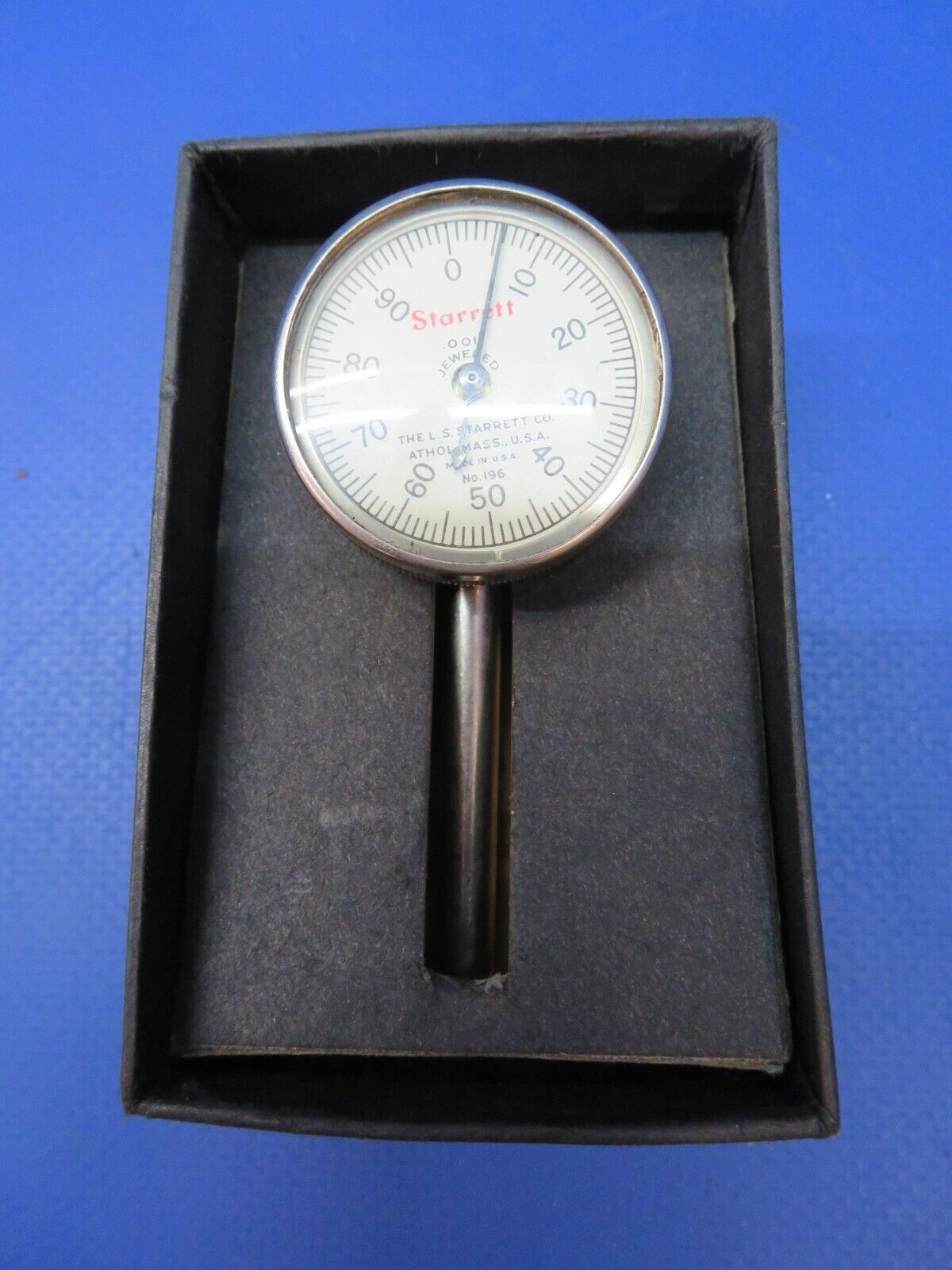 Vintage Starrett 196B Dial Test Indicator Only (1122-160)