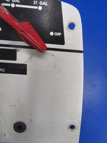 Beech B55-E55 Fuel Selector Panel P/N 96-920011-17 (0917-105)