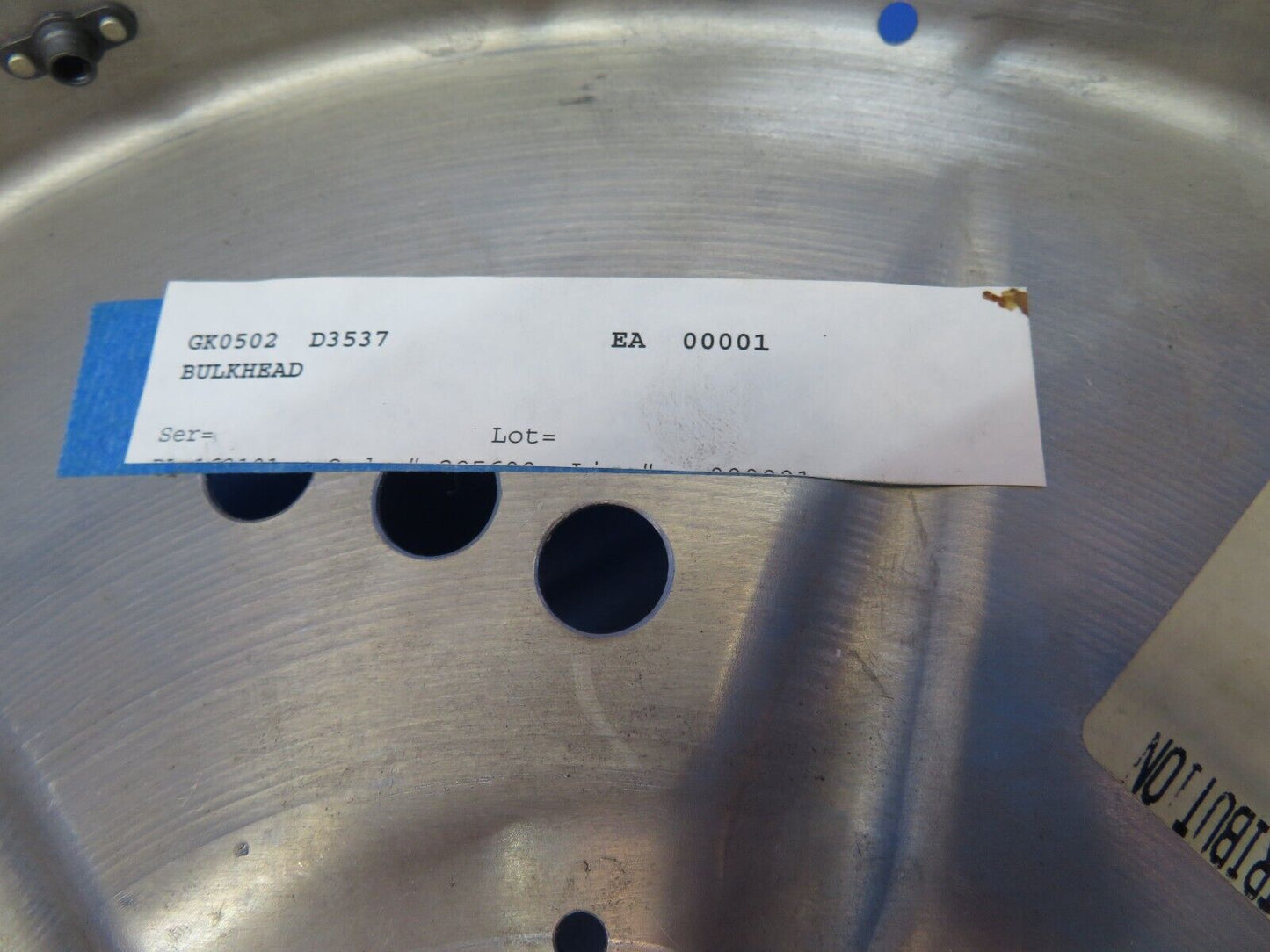 Cessna / McCauley Spinner Bulkhead P/N D3537 NOS (1122-101)