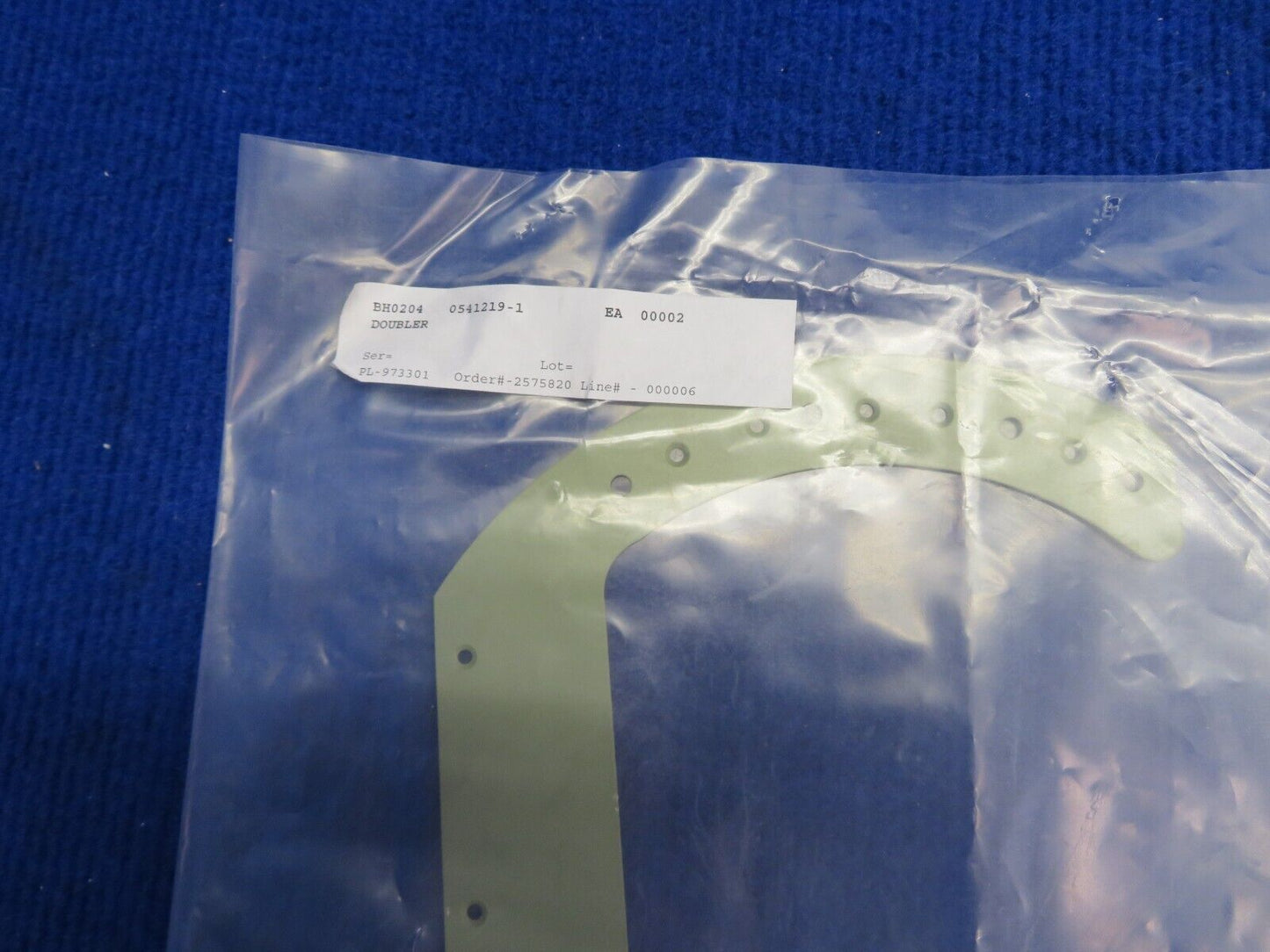 Cessna Wheel Fairing Doubler P/N 0541219-1 NOS (0522-420)
