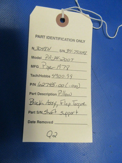 Piper PA-34-200T Seneca II Pillow Block Assy 62745-00, 62745-000 (1119-151)