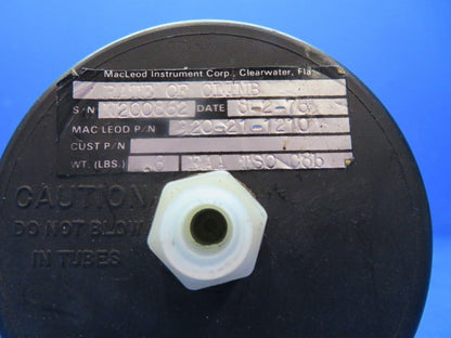 MacLeod Vertical Speed Indicator P/N 320-21-1210 (1223-127)