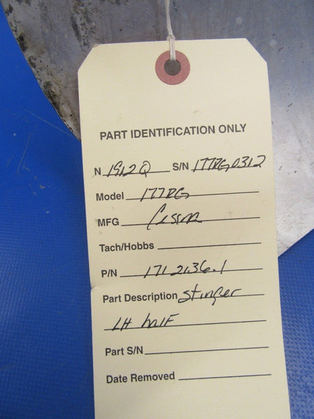 Cessna 177RG Cardinal Stinger Half LH w/ Cover Plates P/N 1712136-1 (0818-165)