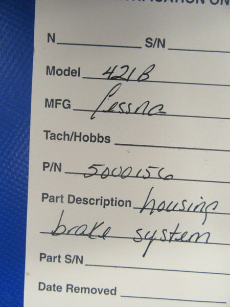 Cessna 421B Housing Brake System P/N 5000156 ONE PAIR (0818-265)