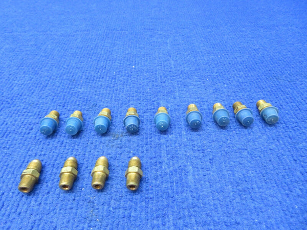 Continental Brass Pipe to Flair Fitting .13 P/N 628438 LOT OF 13 NOS (0722-484)