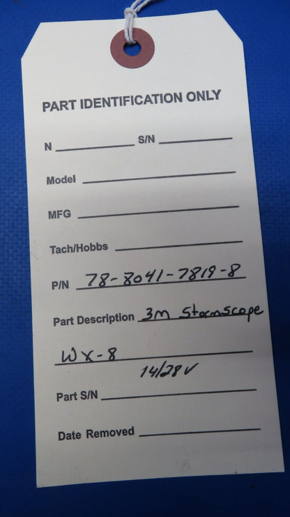 3M Stormscope WX-8 14/28V P/N 78-8041-7819-8 (0523-806)