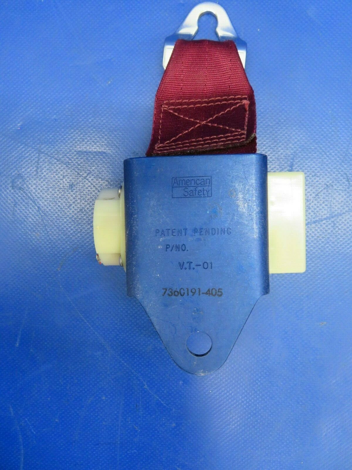 Beech American Safety Inertia Reel Shoulder Harness Maroon 58-380071-1 (0320-88)