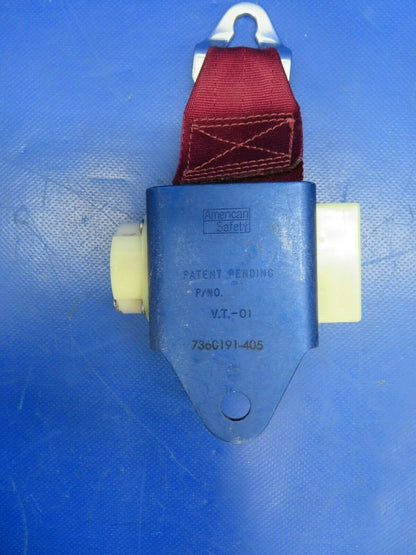 Beech American Safety Inertia Reel Shoulder Harness Maroon 58-380071-1 (0320-88)