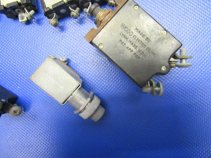 Piper PA-28-140 Assorted Switches & Circuit Breakers (0621-326)