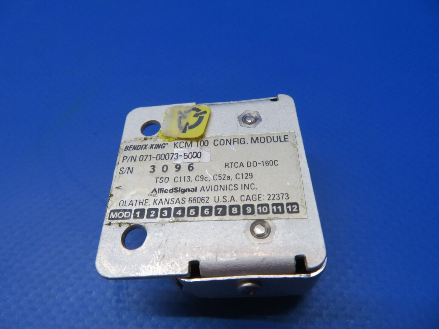 KCM100 Bendix King Configuration Module P/N 071-00073-5000 (1022-416)