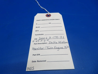 Delta Mixture Monitor - Twin Engine Kit P/N 2000, A-175-8 NOS (0922-824)