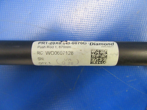 Diamond DA40-180 Aileron Push Rod P/N PR1-20X0.5-8-870D 34.25in (0219-348)
