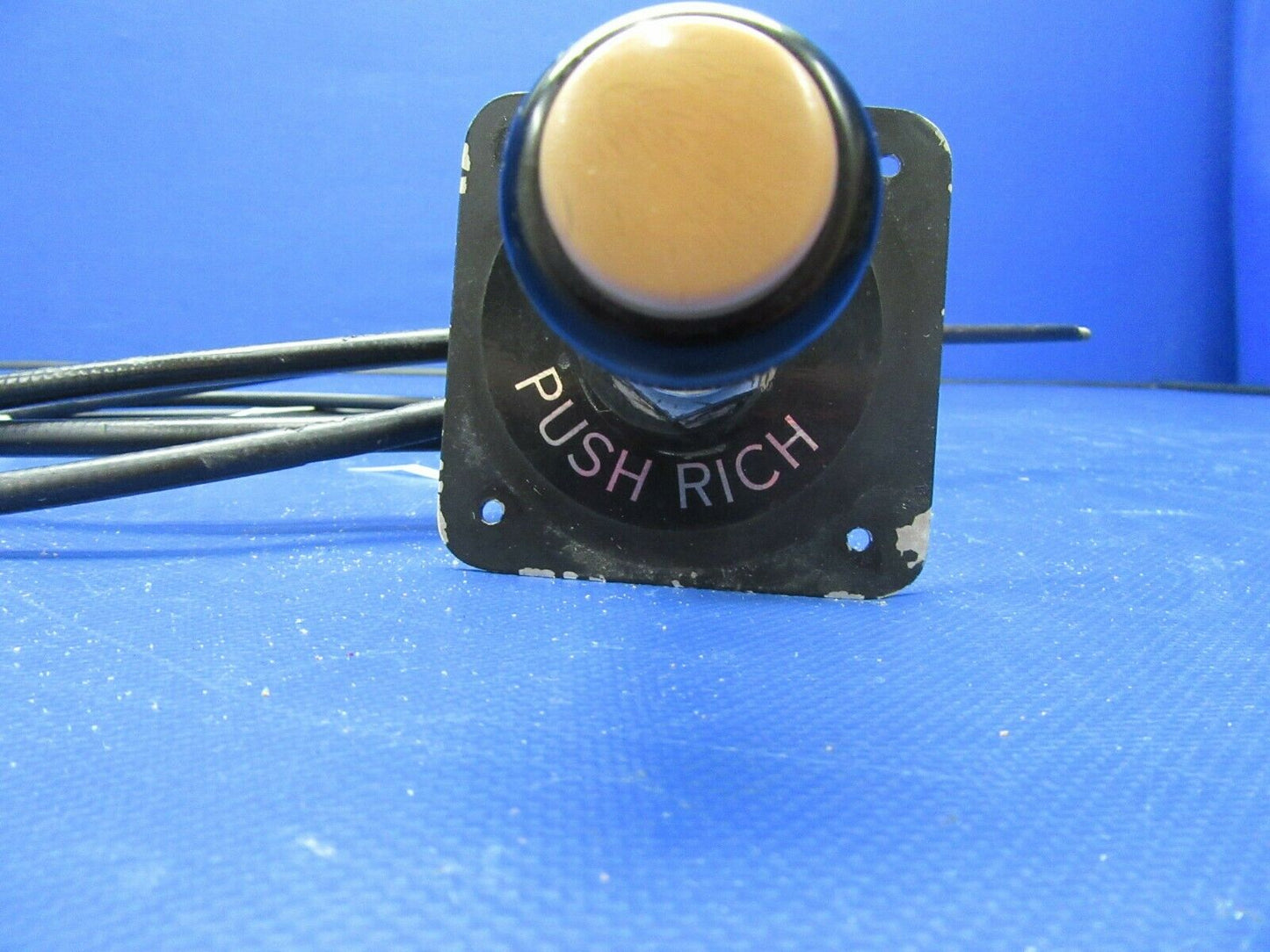 Brantly B2B Helicopter Mixture Control Cable Measures 113" Push Rich (0921-488)