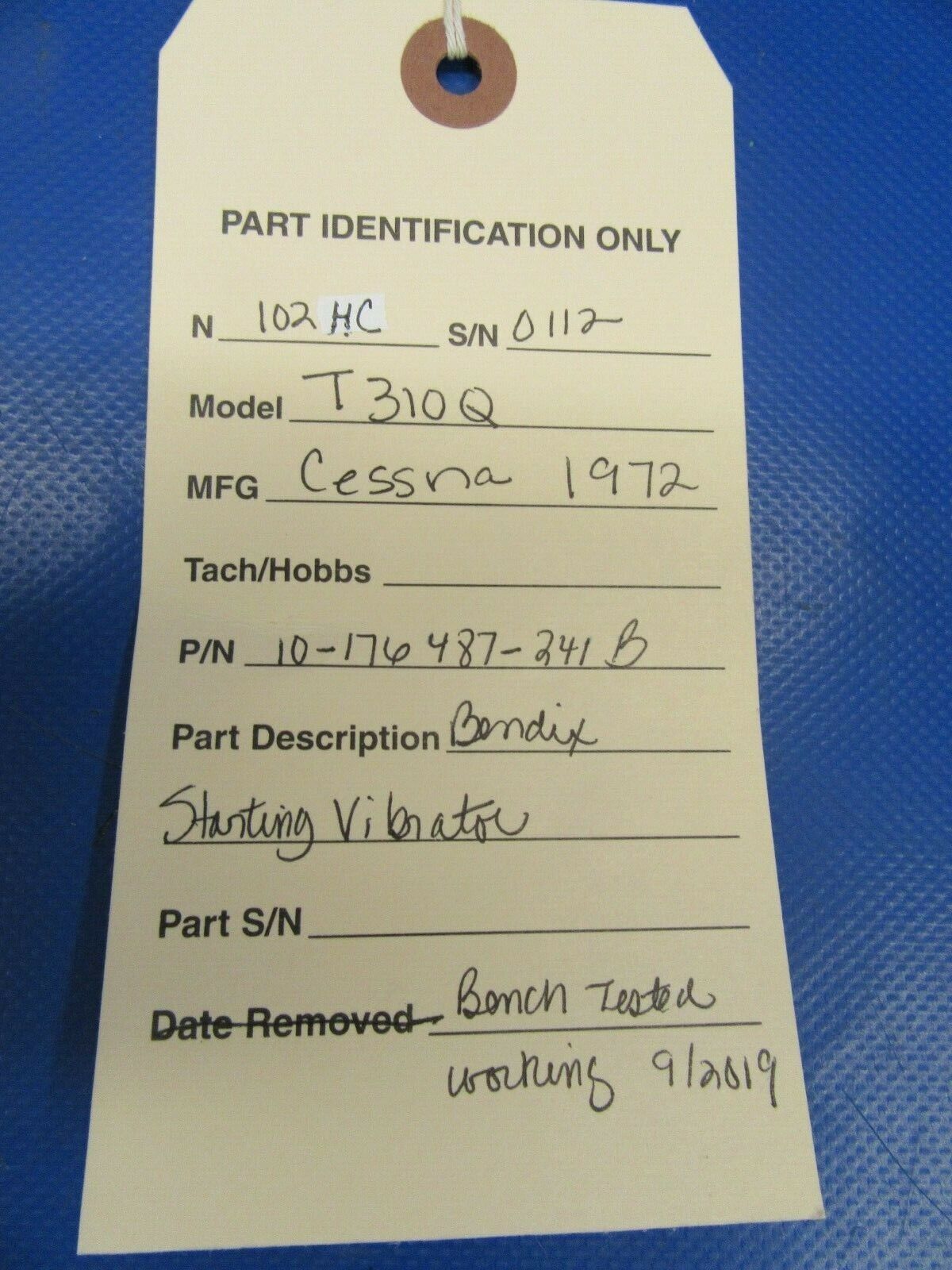 Bendix Starting Vibrator P/N 10-176487-241 (1019-301)