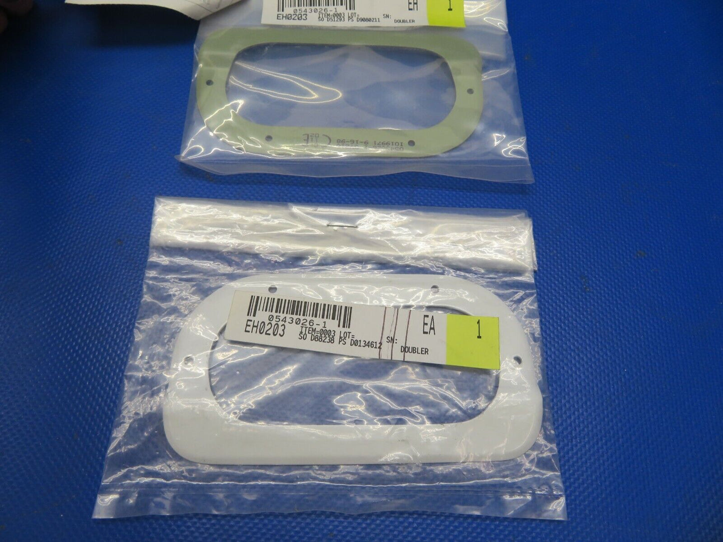 Cessna 172 Steering Boot Doubler w/ 8130 P/N 0543026-1 LOT OF 2 NOS (0621-952)