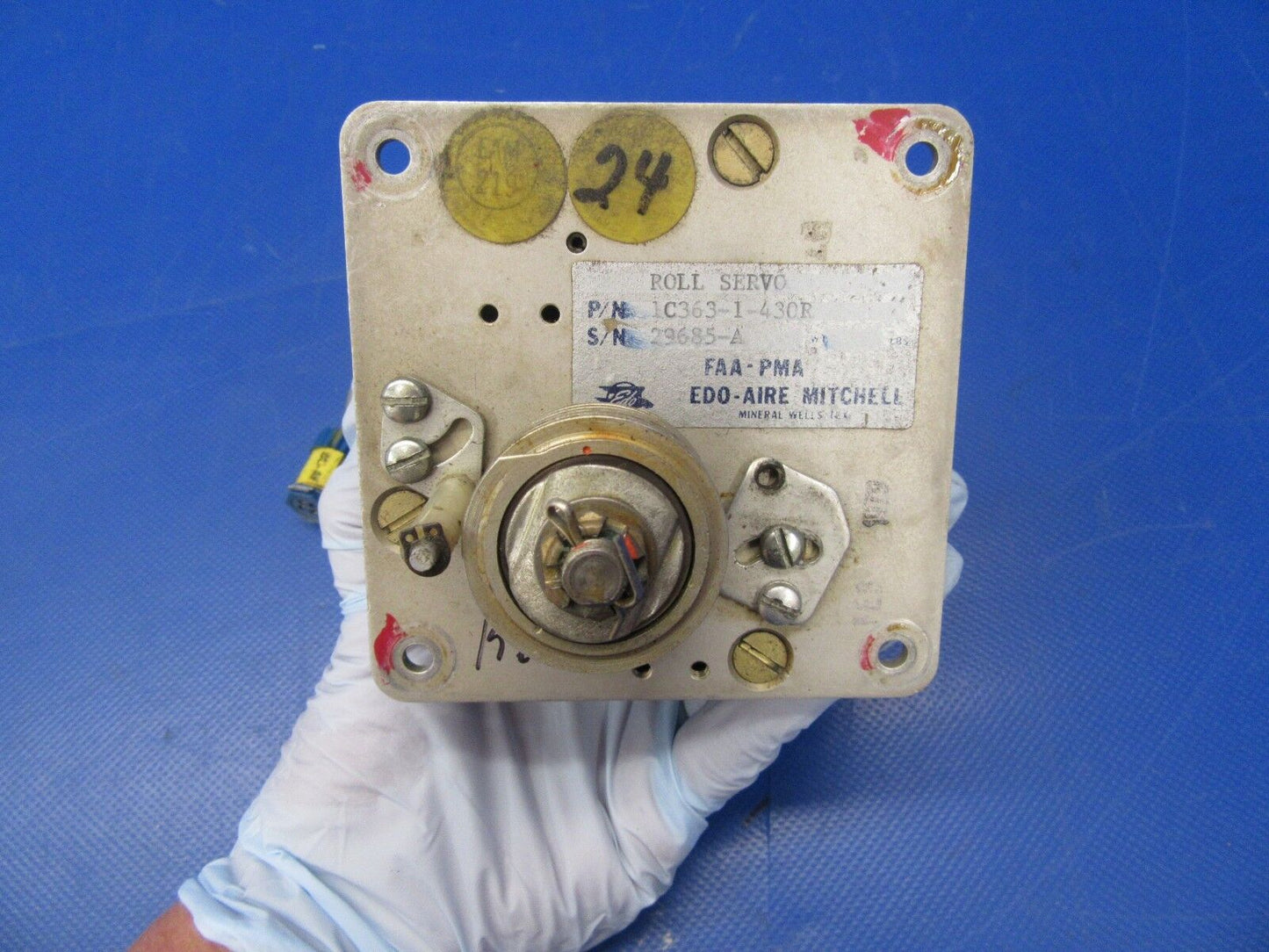 Edo-Aire Mitchell Roll Servo P/N 1C363-1-430R PARTS ONLY (0918-110)